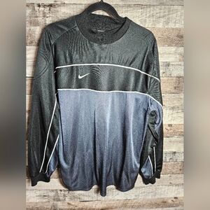 Nike Team Jersey Size Large Black and Gray